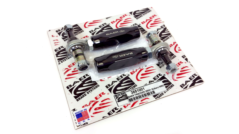 Subaru WRX Tie Rod/Bump Steer Kit - Baer Brakes - Tracker, Adjustable - Black - `00-`05